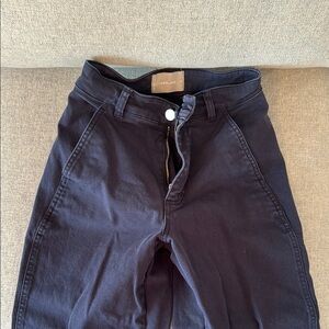 Everlane Navy Blue Barrel Pants